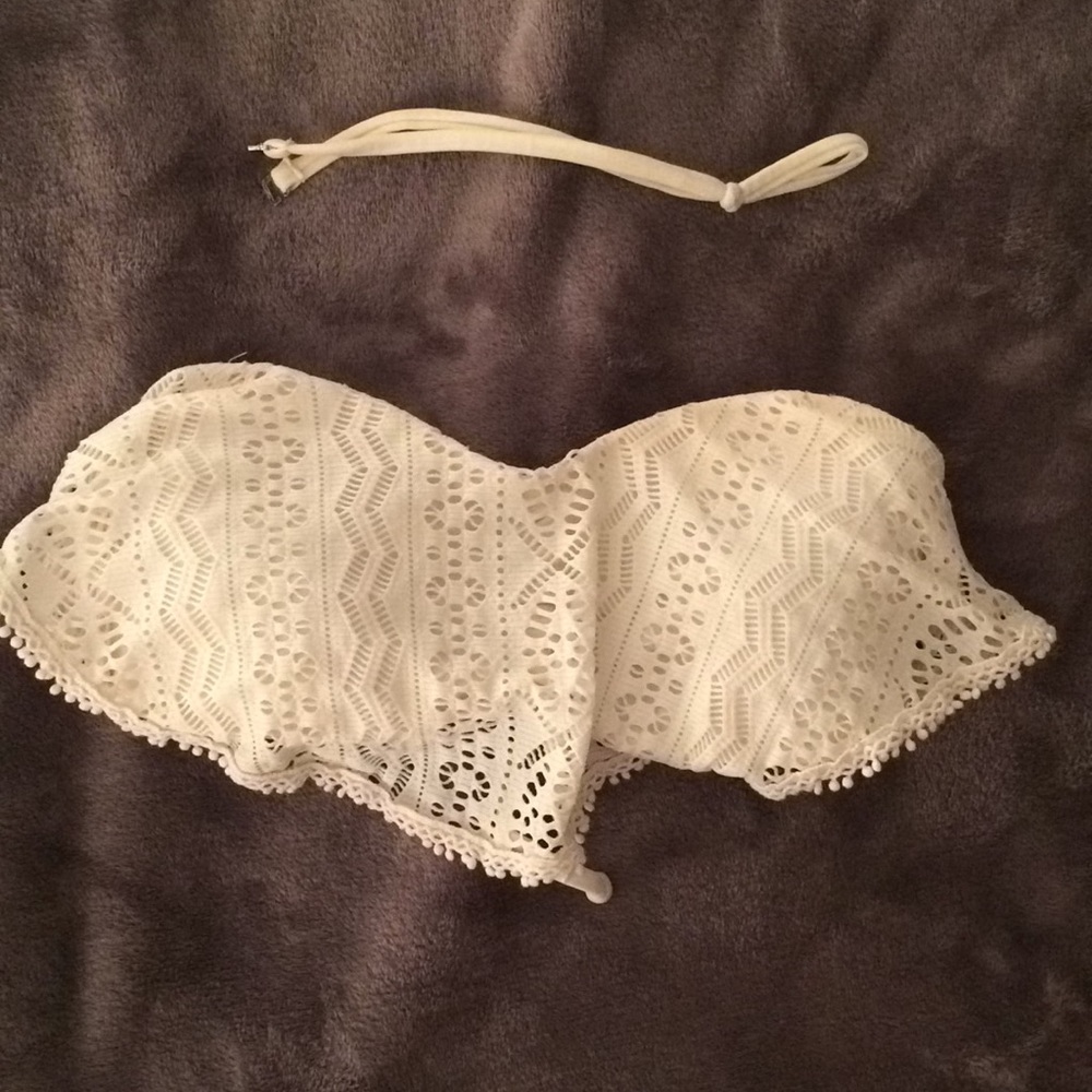 White bikini top